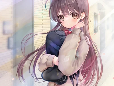 一起同居的少女。